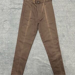 Women’s Brown Slim Fit Trousers